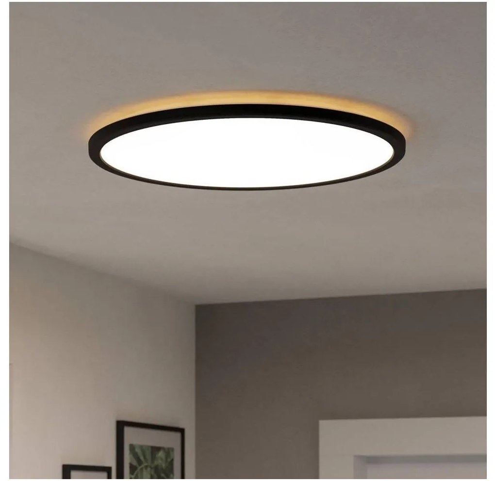 Eglo 901441-LED Lampa sufitowa łazienkowa ROVITO 16,8W/230V pr.50cm IP44 czarna