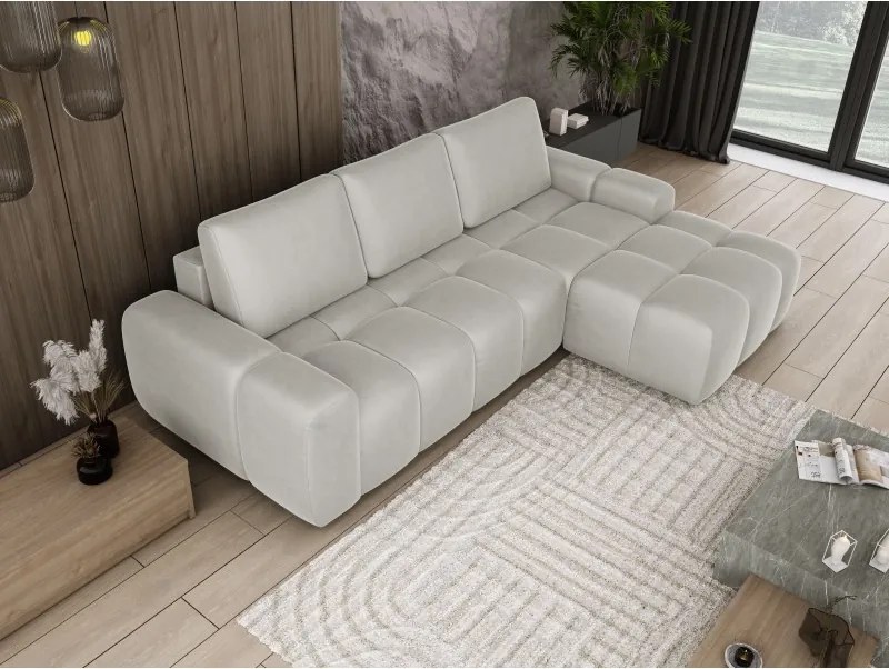 Narożnik MAILO funkcja spania DL z pojemnikiem SOLAR 03 WERSAL