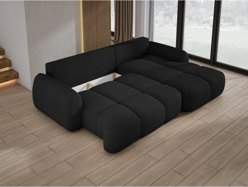 Narożnik COCO WIND z funkcją spania poduszkami i pojemnikiem NOW OR NEVER 100 WERSAL