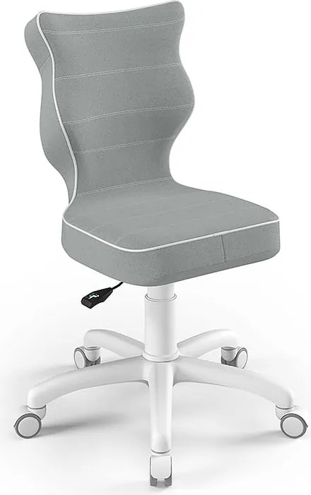 Obrotowe krzesło dziecięce Petit White rozmiar 4 (133-159 cm)