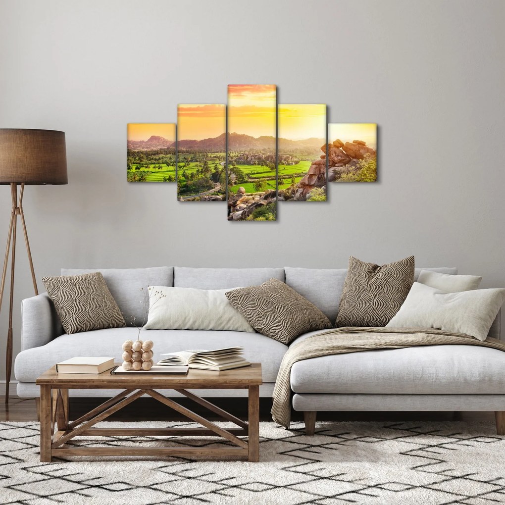 Obraz doliny Hampi w Indiach (125x70 cm)