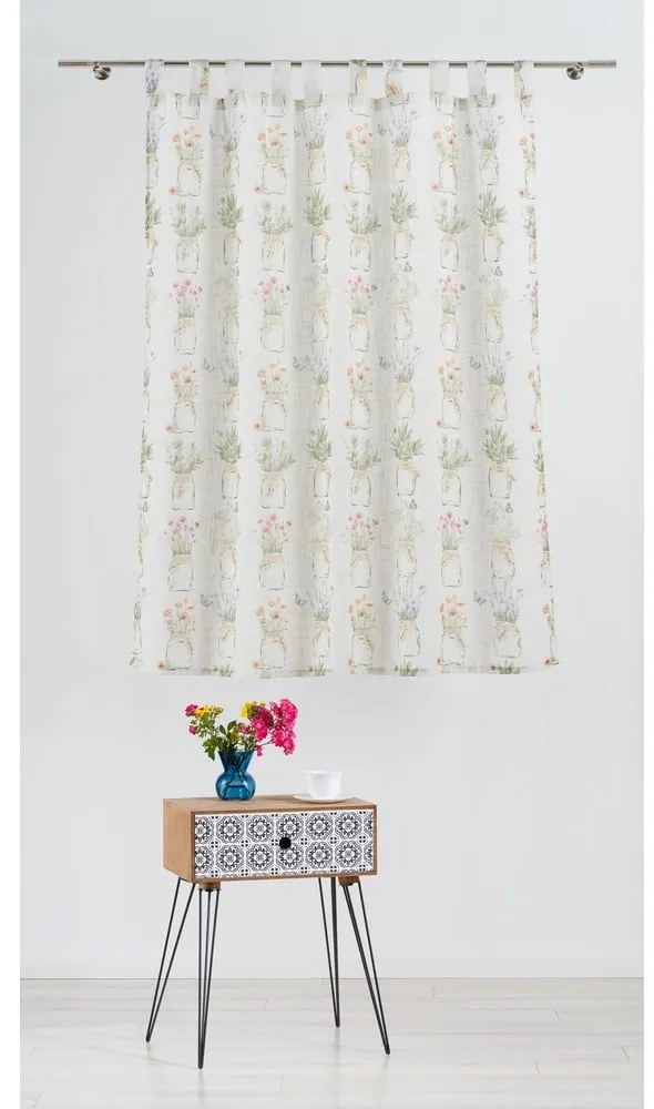 Kremowa zasłona 140x160 cm Cassia – Mendola Fabrics