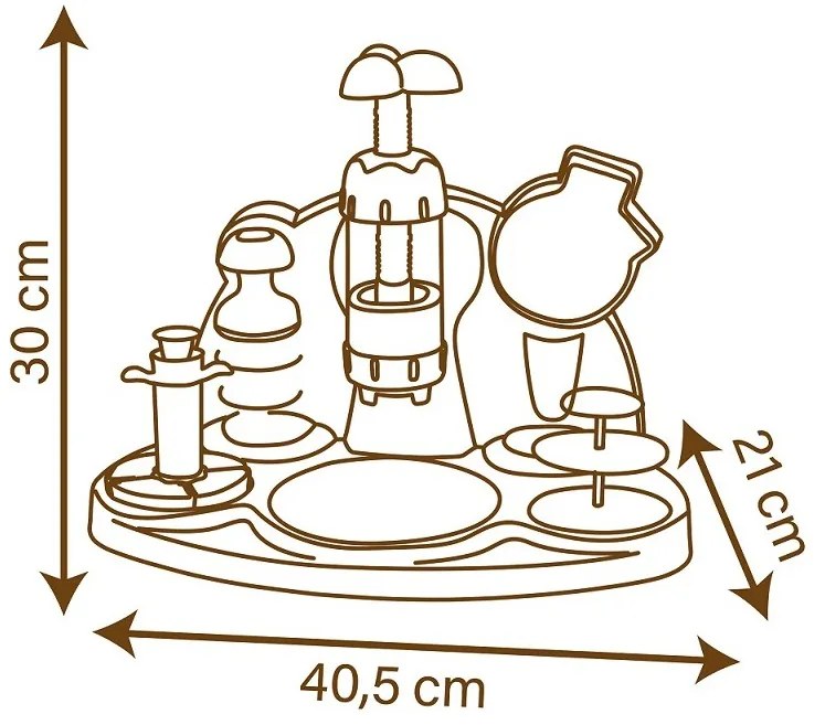 Smoby chef fabryka ciasteczek zdrowych ciastek