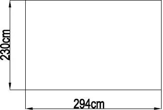 Domek ogrodowy ANNA C, 222 x 294 x 230 cm, metal