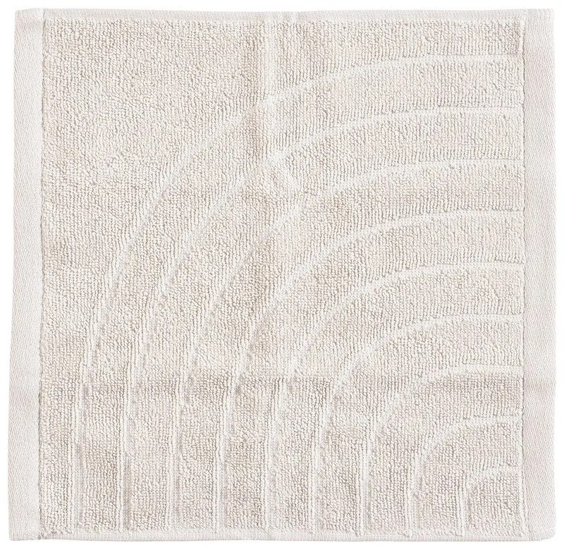 Jasnoszary bawełniany ręcznik frotte 30x30 cm Time – Zone