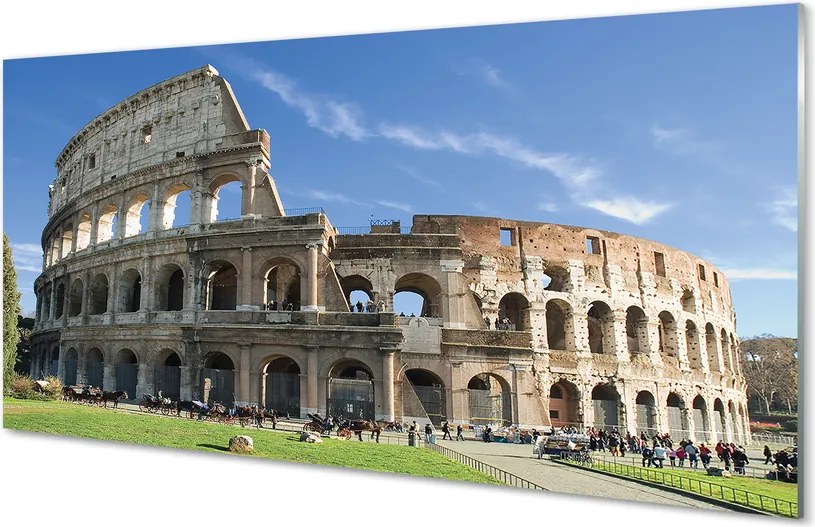 Szkło do Kuchni na Ścianę Majestatyczne Rzymskie Koloseum