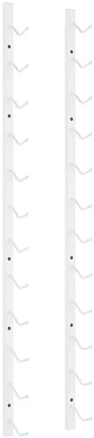 Biały uchwyt ścienny na butelki W1-G94