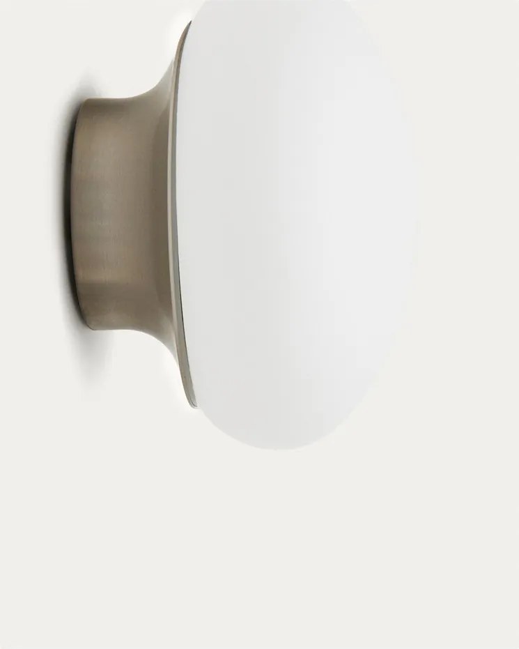 Biało-czarny kinkiet ø 15 cm Bamila – Kave Home