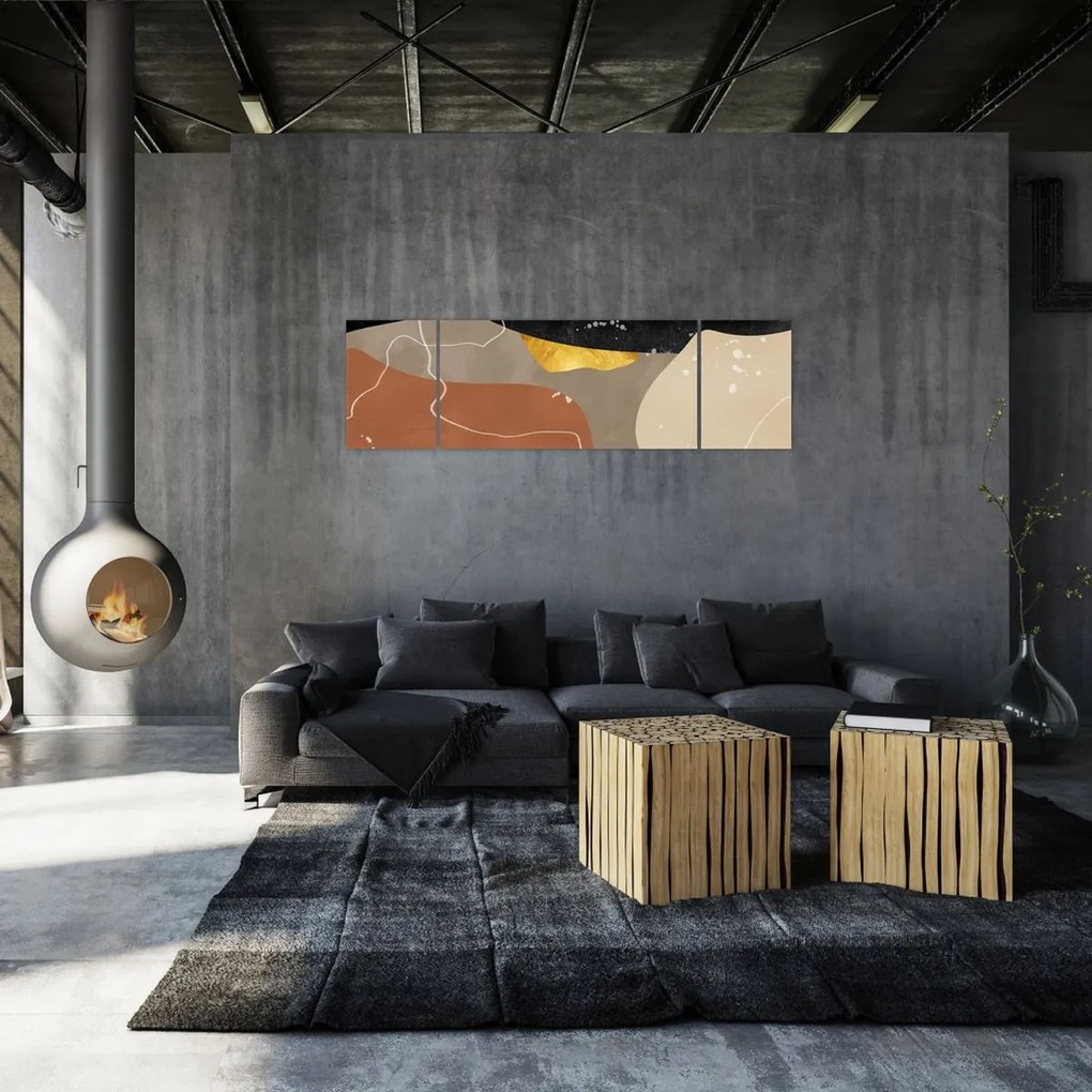 Obraz - Abstrakcja (170x50 cm)