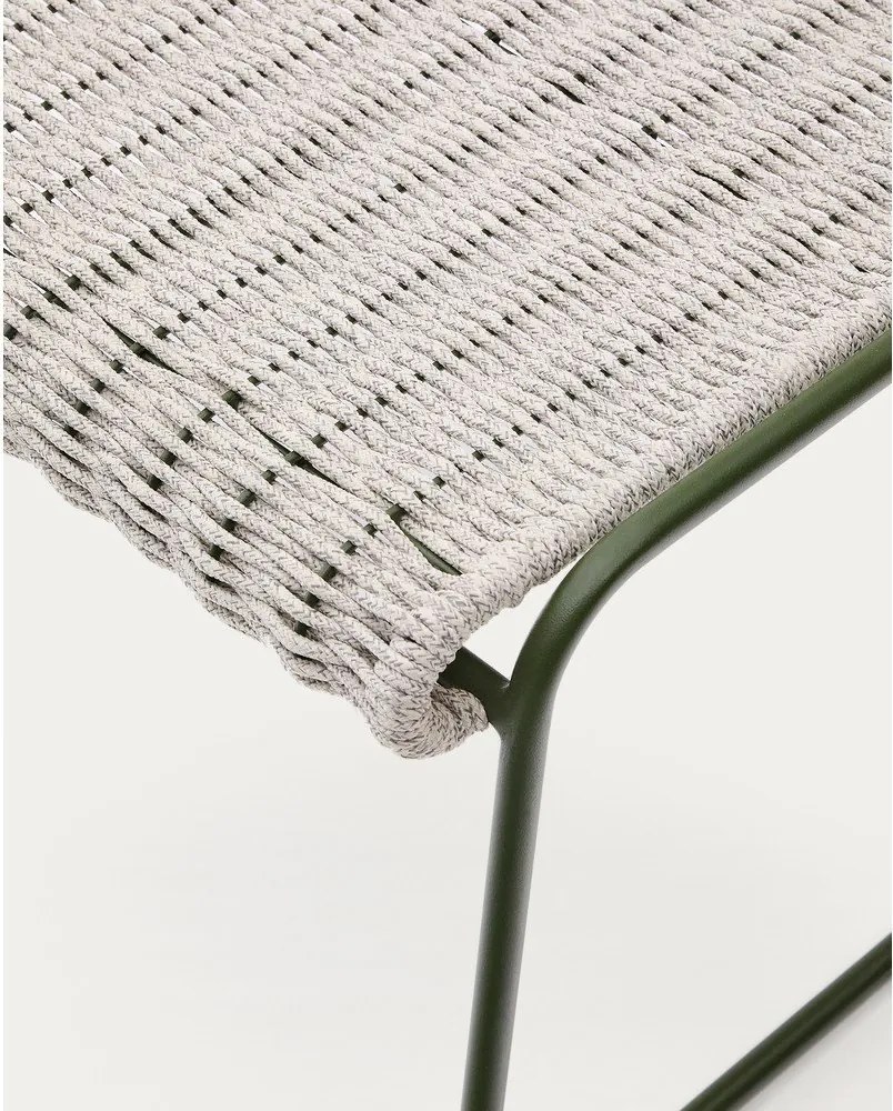 Szarozielony podnóżek ogrodowy Maurina – Kave Home