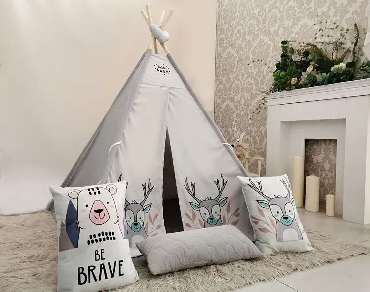 Szare tipi dla dziecka Alwa Glovix 4X