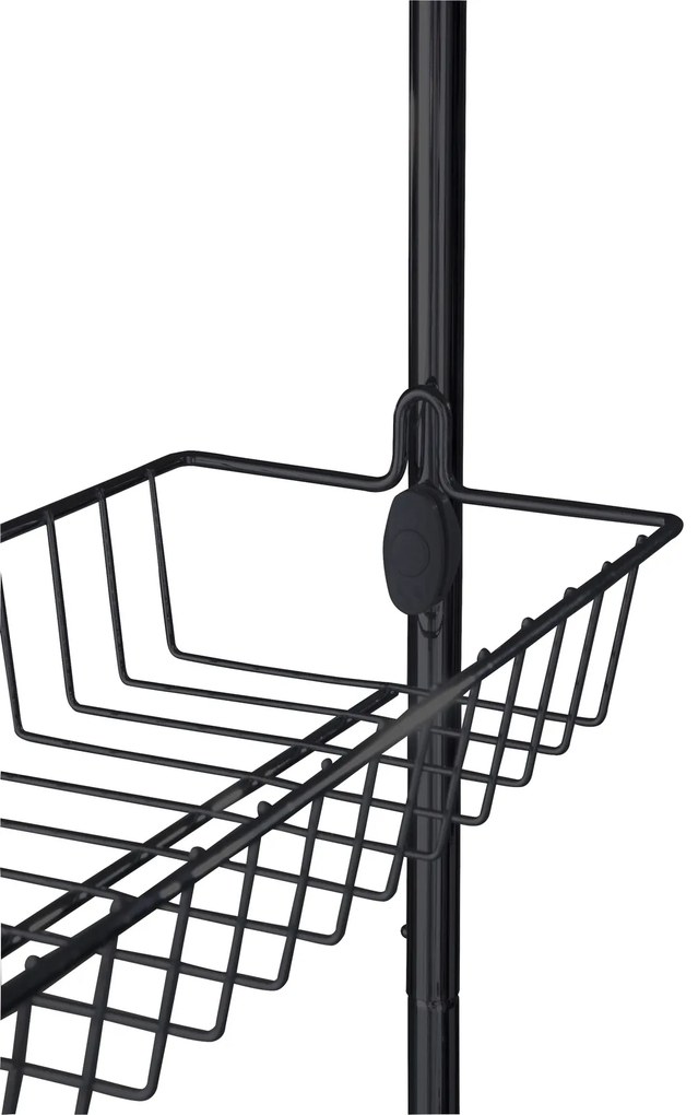 Wieszak na drzwi, organizer wiszący z 4 koszami do przechowywania, 50 x 109 x 14 cm, WENKO