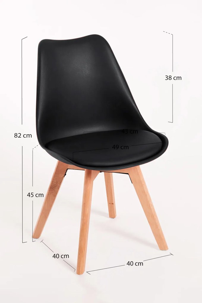 Zestaw 4 krzese Synk Basic