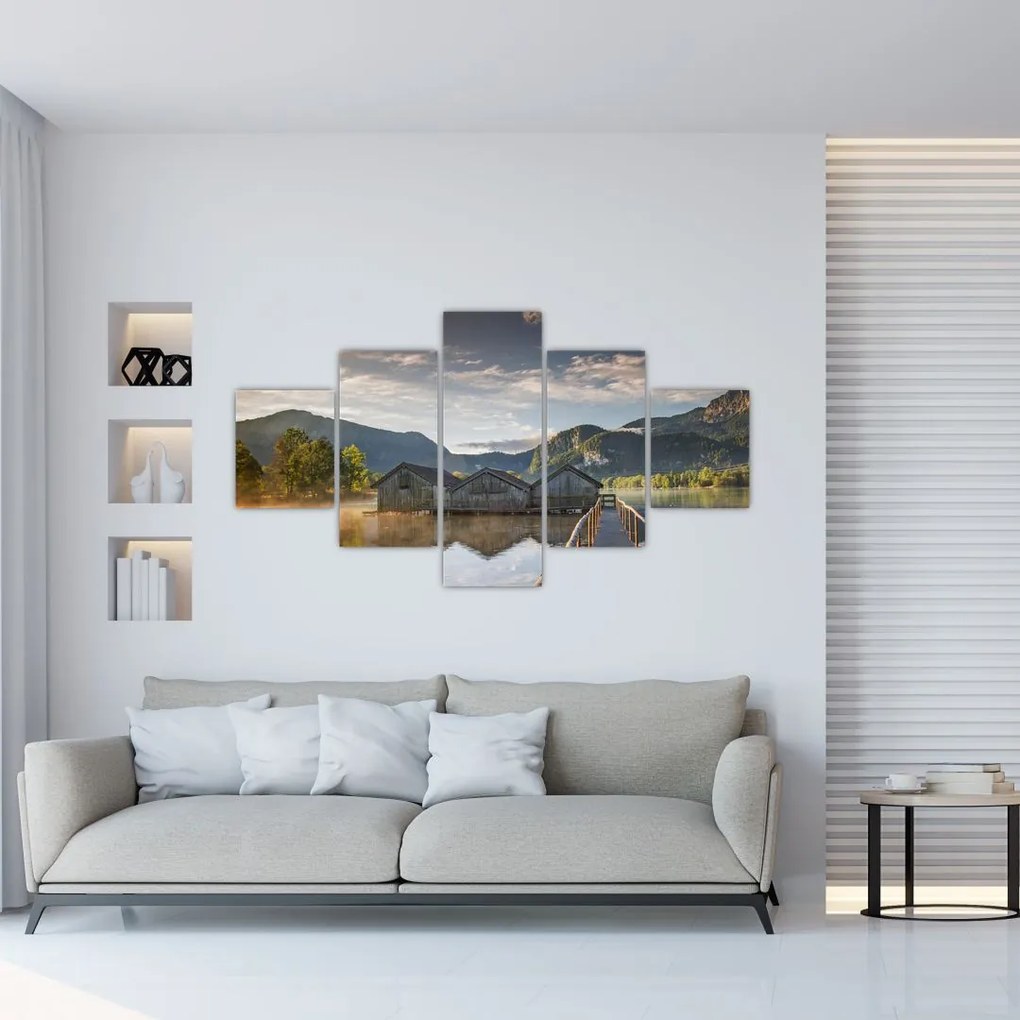 Obraz jeziora (125x70 cm)