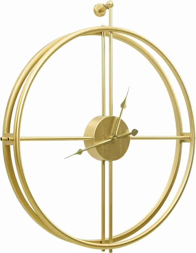 Nowoczesny elegancki złoty zegar 52 cm C2-F67