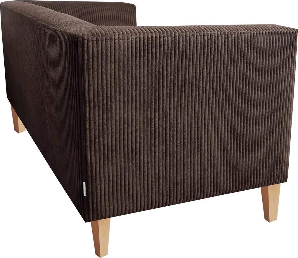 Sofa Monaco : Kolor nogi - Drewno, Kolor tkaniny - Kronos6/Poso6, Typ tkaniny - Kronos/Poso, Wysokość nogi - 15 cm