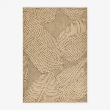 Prostokątny Dywanik Zewnętrzny Z Polipropylenu Ciana Kolory Naturalne & 300 X 200 Cm - Sklum