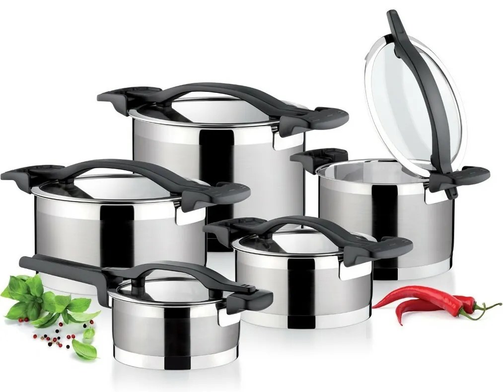 Tescoma ULTIMA 10-częściowy zestaw garnków