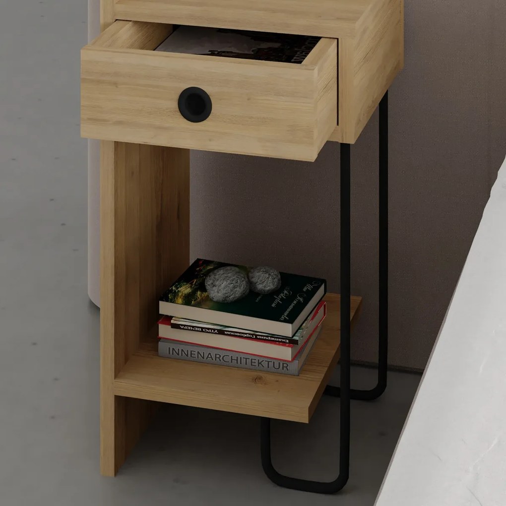 Stolik nocny Sirius Left Oak 2