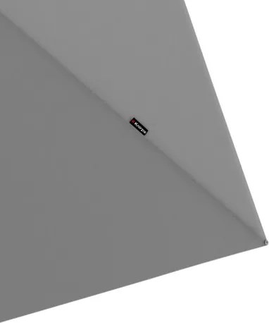 HYPERION 330 x 240 PRESTIGE - luksusowy huśtawkowy parasol ogrodowy z bocznym drążkiem : Kolor parasola - UMBRA