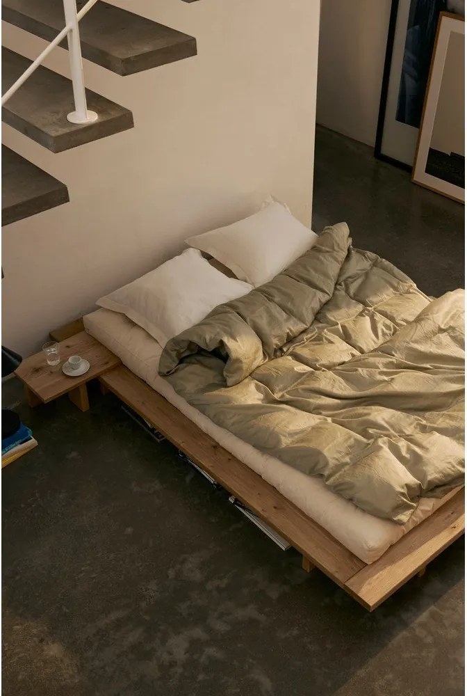 Szafka nocna z litego drewna sosnowego w naturalnym kolorze Japan – Karup Design