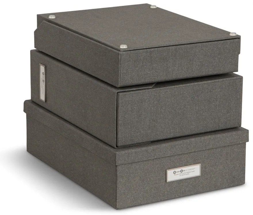 Kartonowe organizery na dokumenty zestaw 5 szt. Holger – Bigso Box of Sweden
