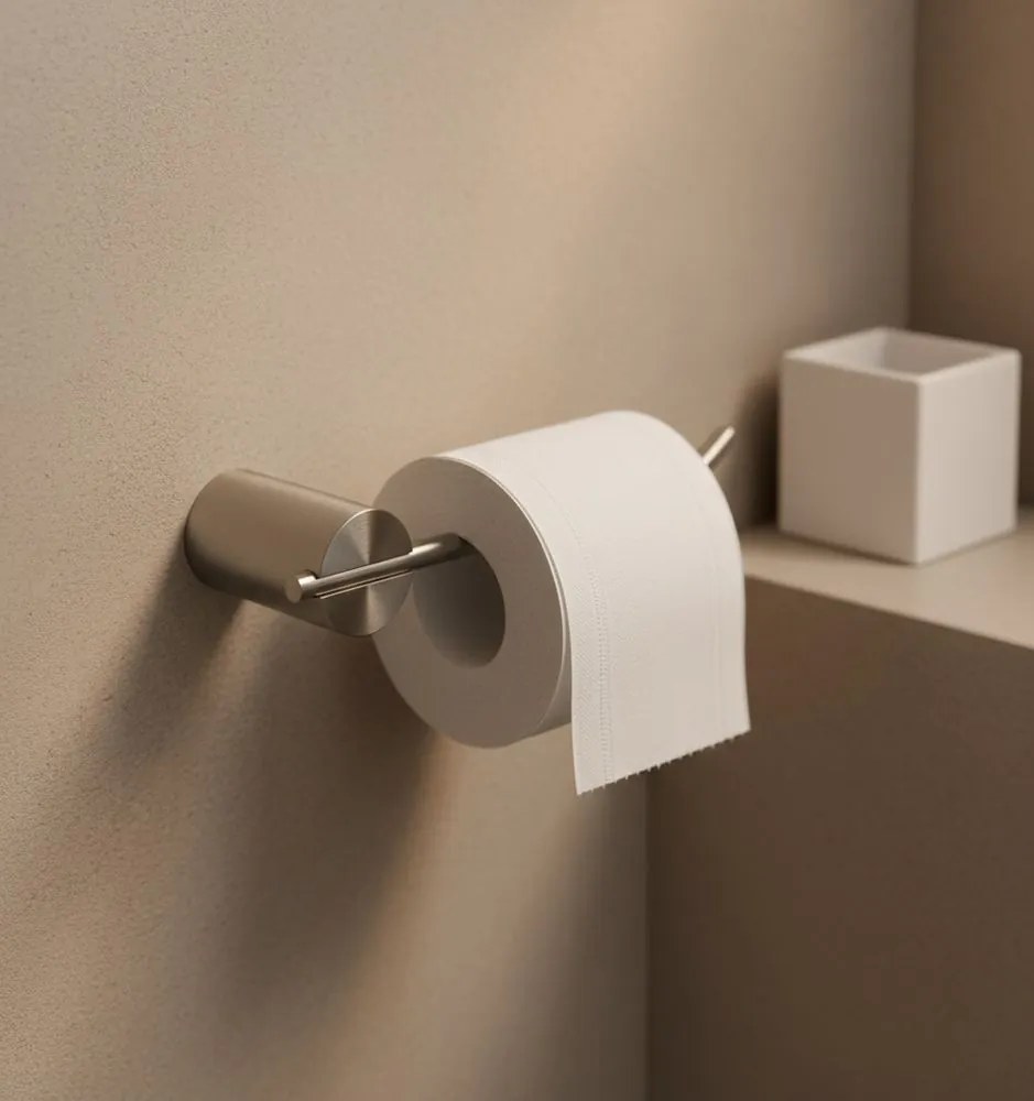 Uchwyt na papier toaletowy Tomi 5809 Nikiel Szczotkowany