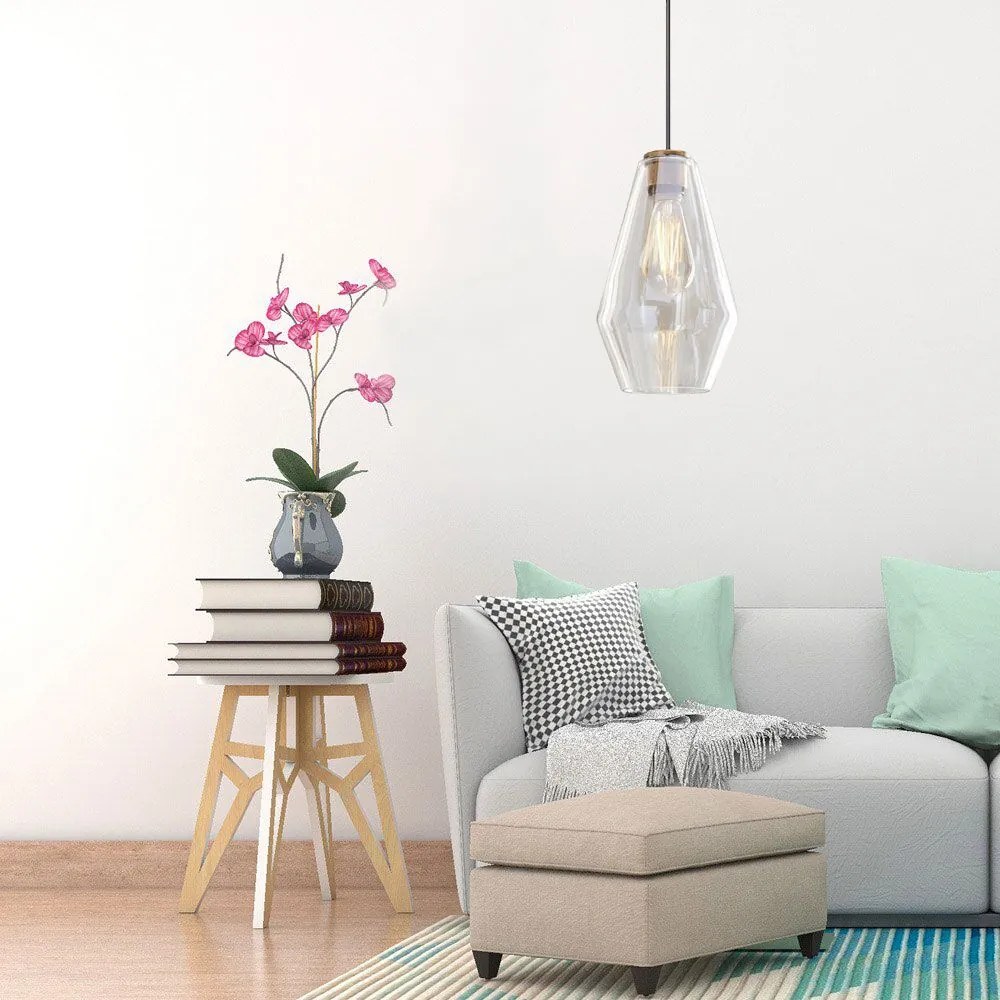 Lampa sufitowa szklana APP438-1CP