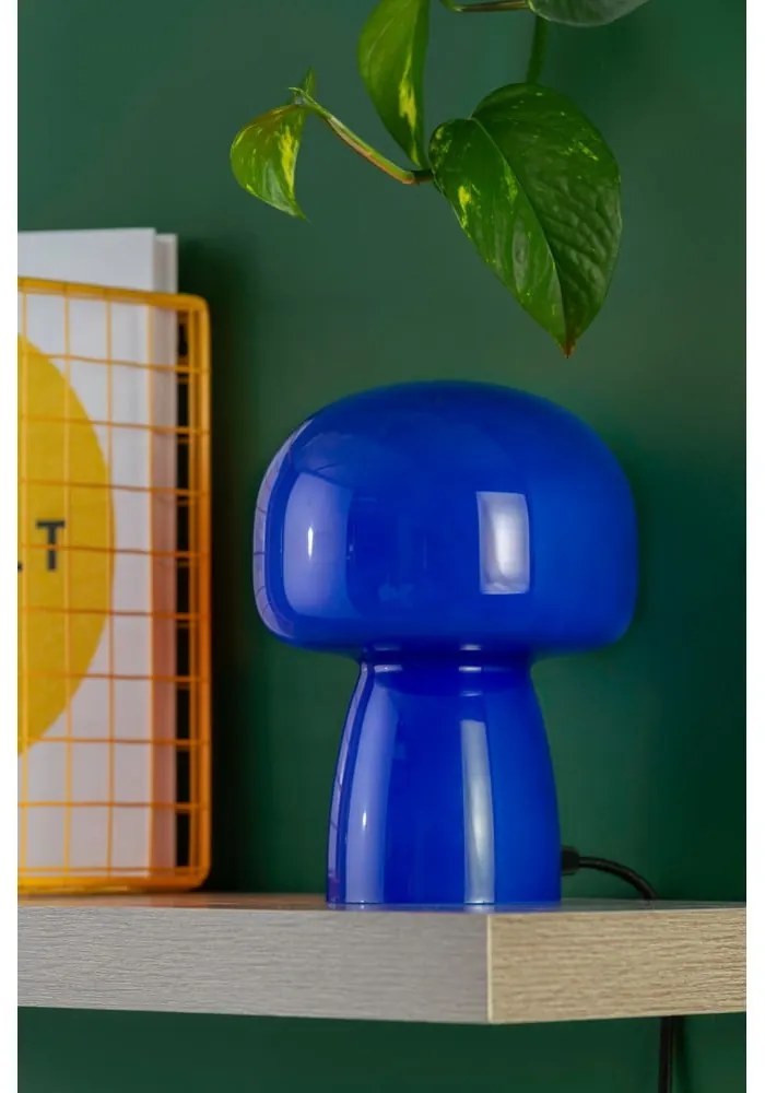 Niebieska lampa stołowa (wysokość 20 cm) Fervor – Leitmotiv