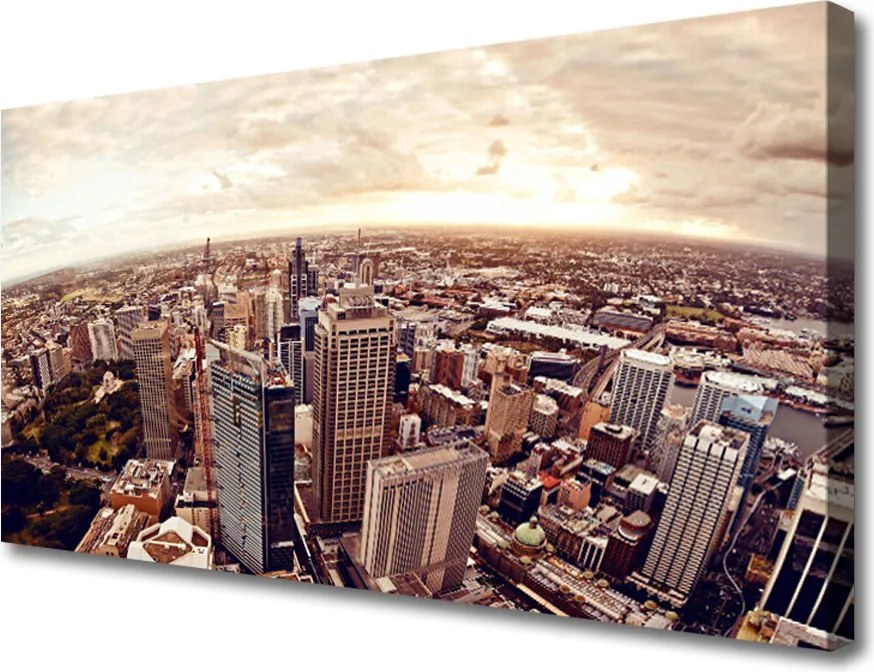 Obraz na płótnie Światła Nocnej Metropolii