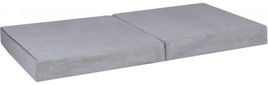 Slimcord sztruksowa sofa dziecięca, szara - meowbaby®
