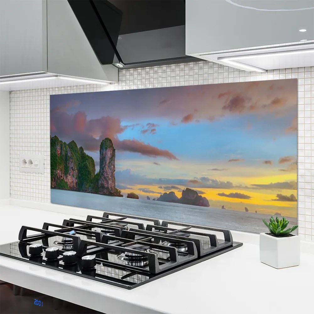 Panel Szklany Szczyty Gór nad Zatoką