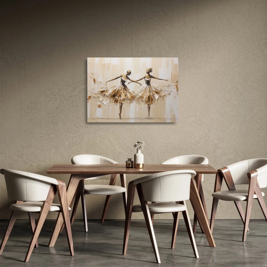 Obraz na szkle - Baleriny (70x50 cm)