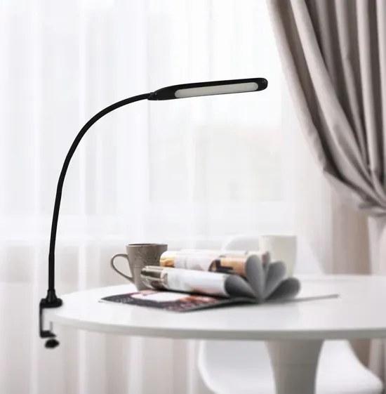 Czarna lampka biurkowa LED - M002 K0-M49