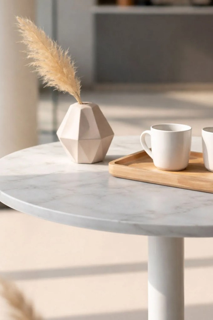 Stó Firro Okrgy 70cm Biay