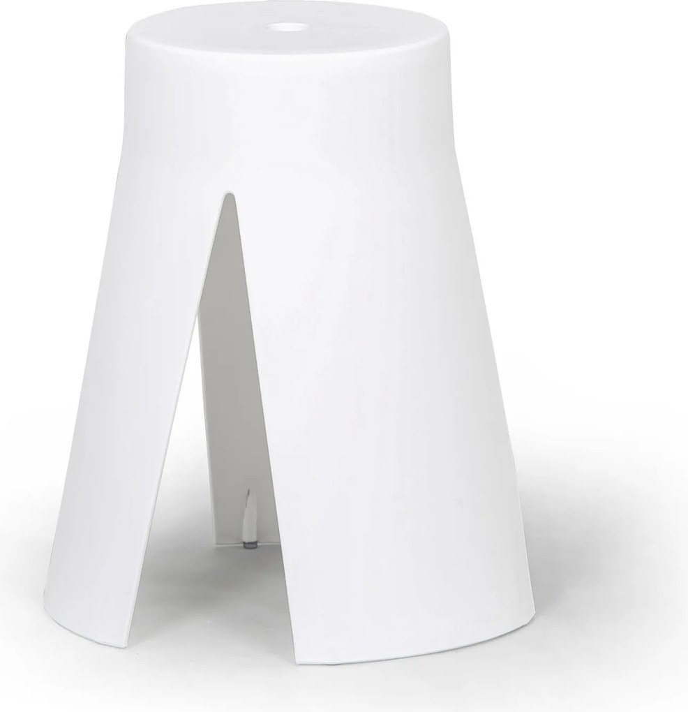 Plastikowy stołek RIKO, biały