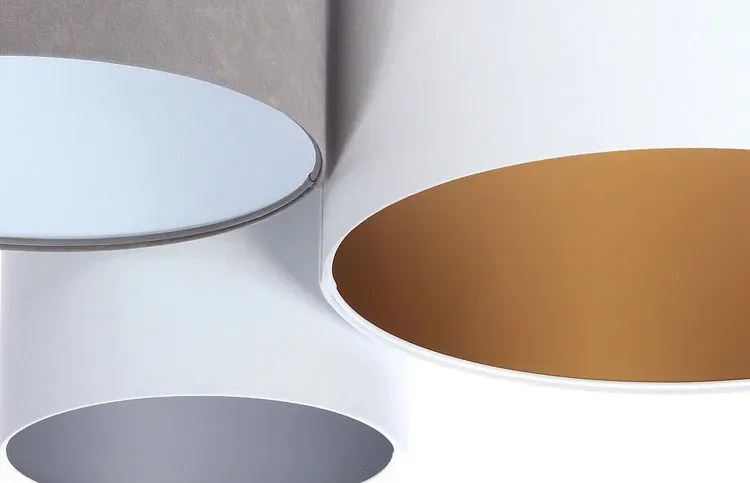 Biało-szary designerski plafon sufitowy - EXX43-Pueblar