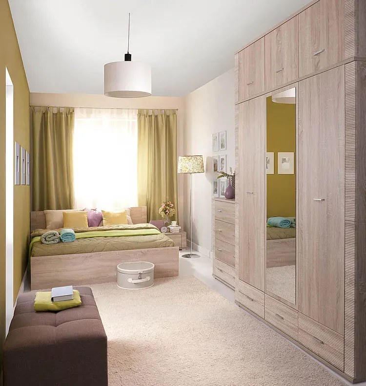 Szafa trzydrzwiowa z lustrem R6-L06