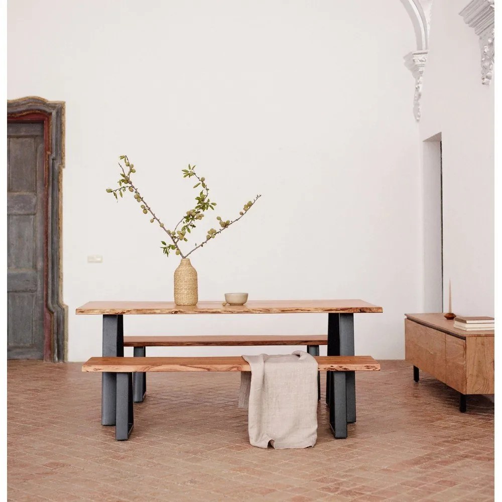 Stół z blatem z drewna akacjowego 90x180 cm Alaia – Kave Home