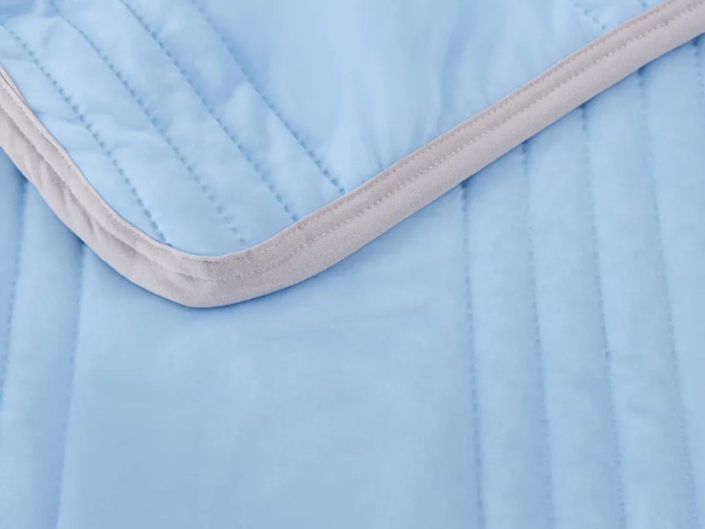 Chłodząca letnia kołdra CELIA, niebieska Rozmiar: 200 x 220 cm