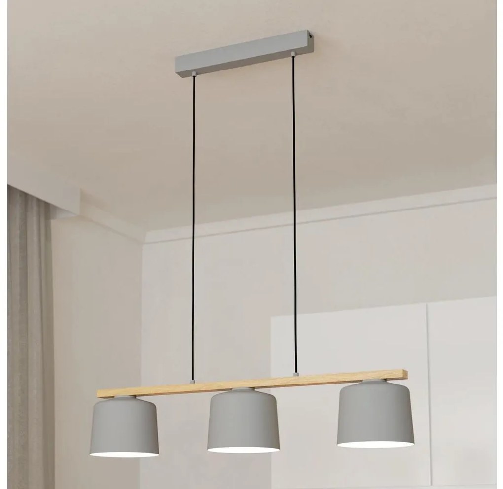 Eglo 900362 - Lampa wisząca MARIEL 3xE27/40W/230V na linkach