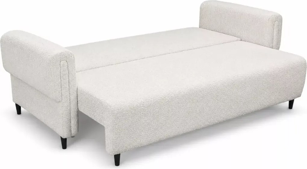 Kanapa Merli z funkcją spania i pojemnikiem na pościel – nowoczesna sofa 3-osobowa dostępna w 7 kolorach