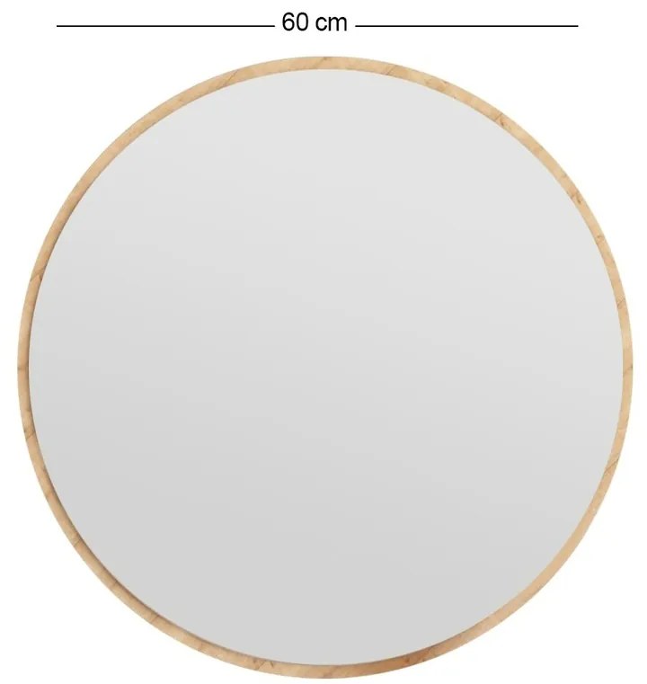 Lustro Ozze Natural 60 cm