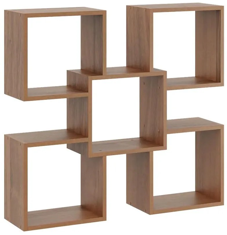 Półka wisząca w kolorze orzech D4-Z65