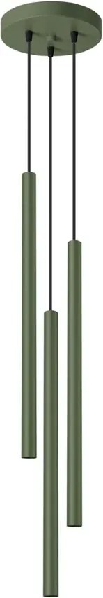 Stylowa zielona lampa wisząca w nowoczesnym stylu - 4X M087 T5-G34