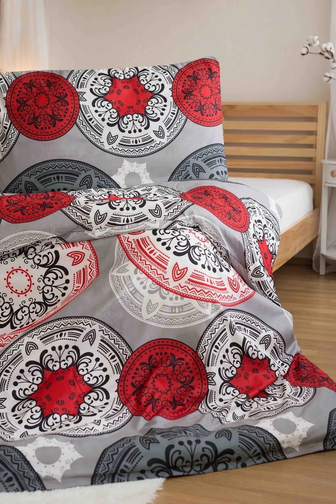 PrzytulneMieszkanie.pl PrzytulneMieszkanie.pl Pościel z mikrofibry ORIENT COLOR, szare Rozmiar pościeli: 70 x 90 cm | 140 x 200 cm