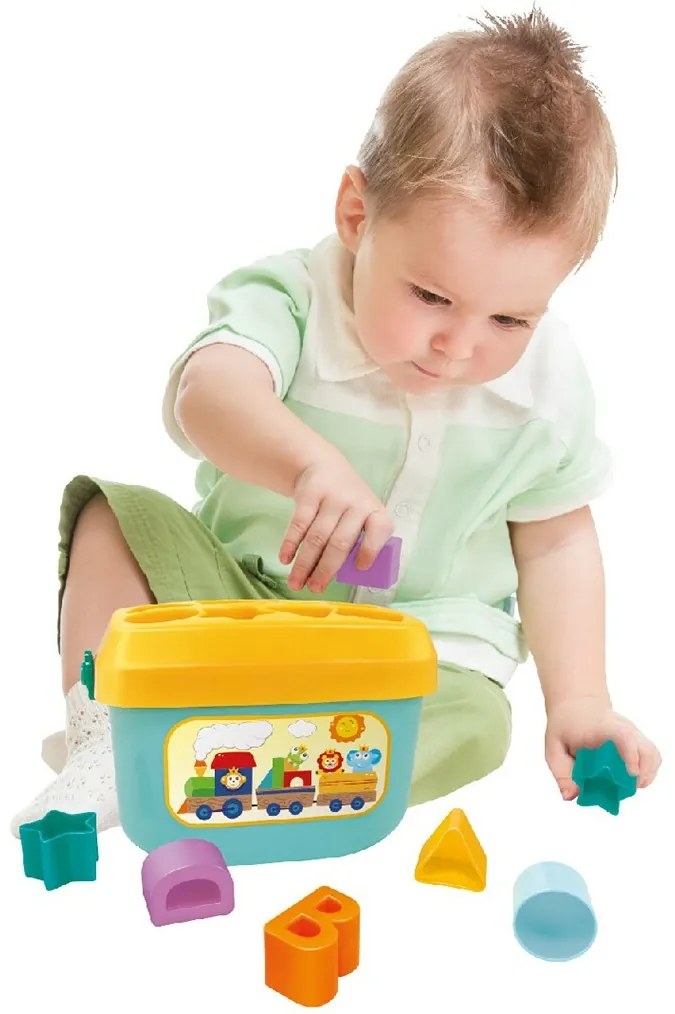 Baby Mix Wiaderko Puzzle, 20 x 14 x 12 cm