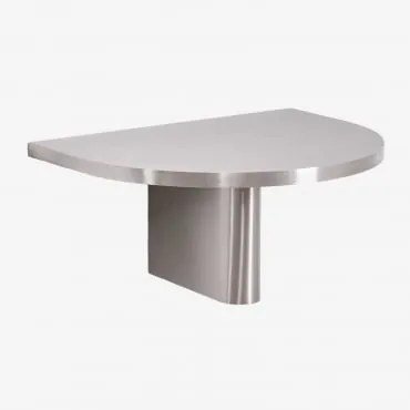 Szafka Nocna Wisząca 40x30 Cm Mayeli Stal Nierdzewna - Sklum