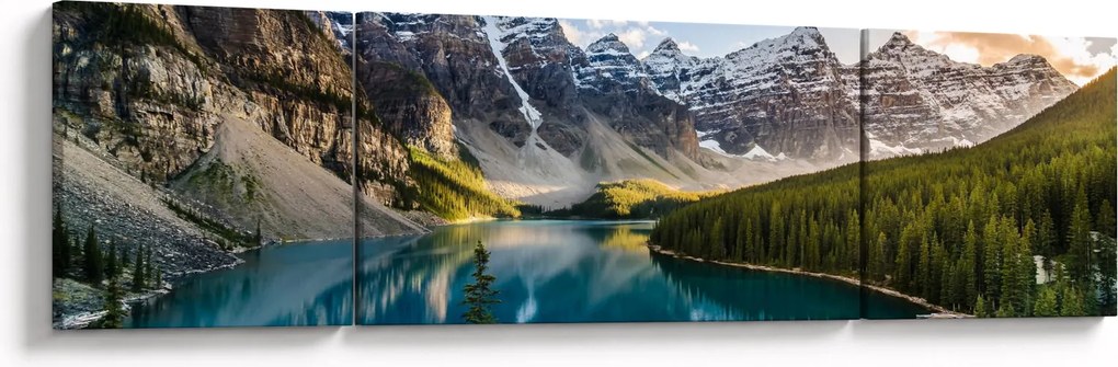 Obraz - Kanada, Park Narodowy Banff, Jezioro Moraine (170x50 cm)