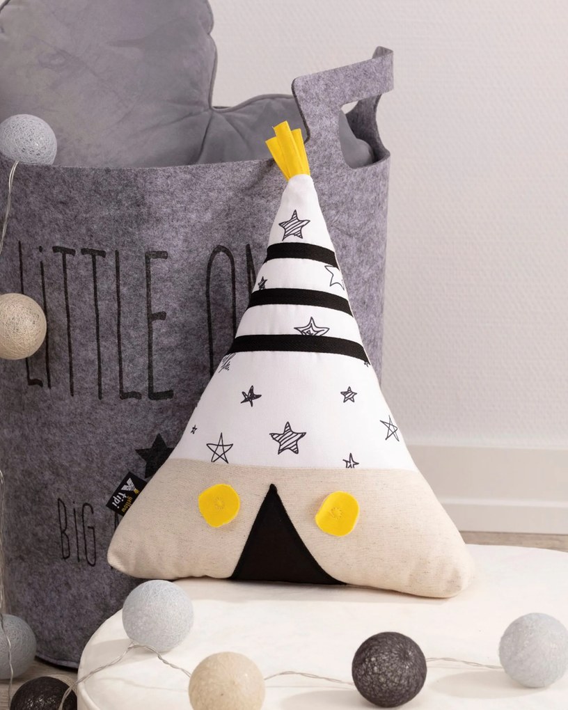 Poduszka Yellow Tipi